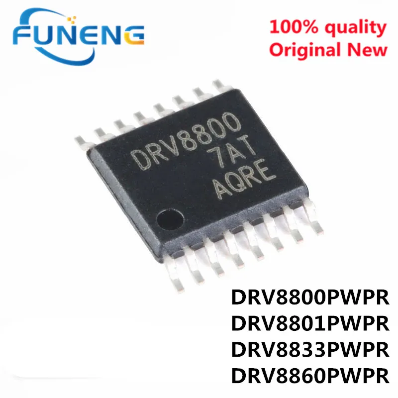 10pcs DRV8833PWPR HTSSOP16 DRV8833PWP DRV8833 DRV8800PWPR DRV8800 DRV8801PWPR DRV8801 DRV8860PWPR DRV8860 TSSOP16 Chipset