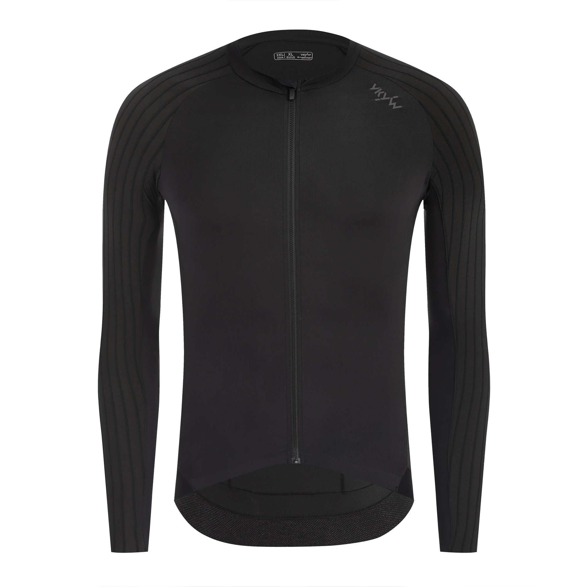 YKYWBIKE Herren-Radtrikot Langarm 2026 Rennrad-Shirt YKK Fahrradtrikot Atmungsaktiv Aerodynamisch Raglan-Ärmel – Detail 24