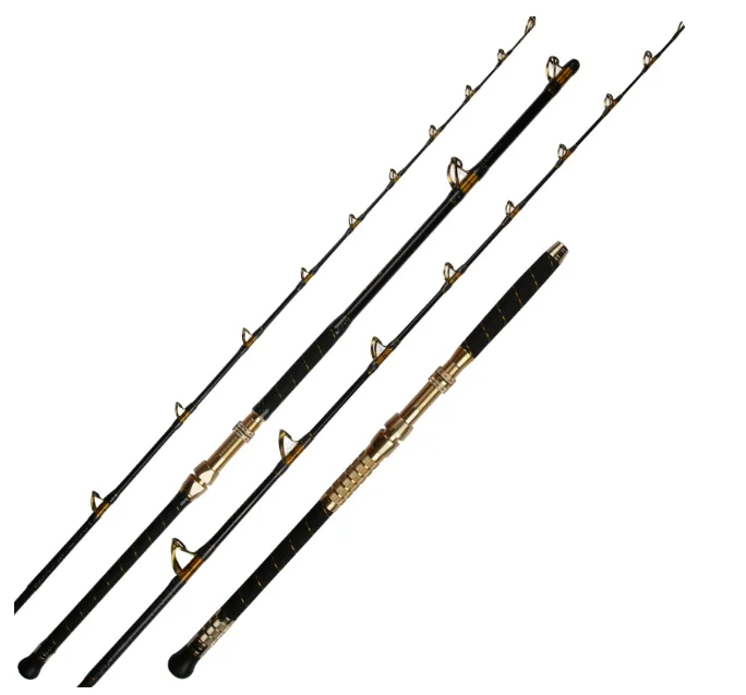 

Super hard electric winch deep sea big iron plate rod heavy trolling boat fishing sea fishing rod