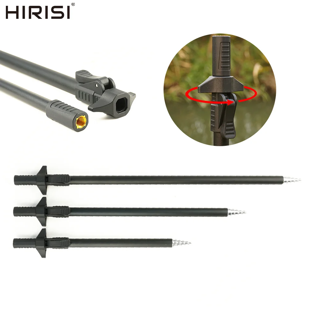 

Hirisi алюминиевые палочки для ловли карпа, Bankstick, регулируемая палочка для ловли карпа, удочка для отдыха, аксессуары для рыбалки