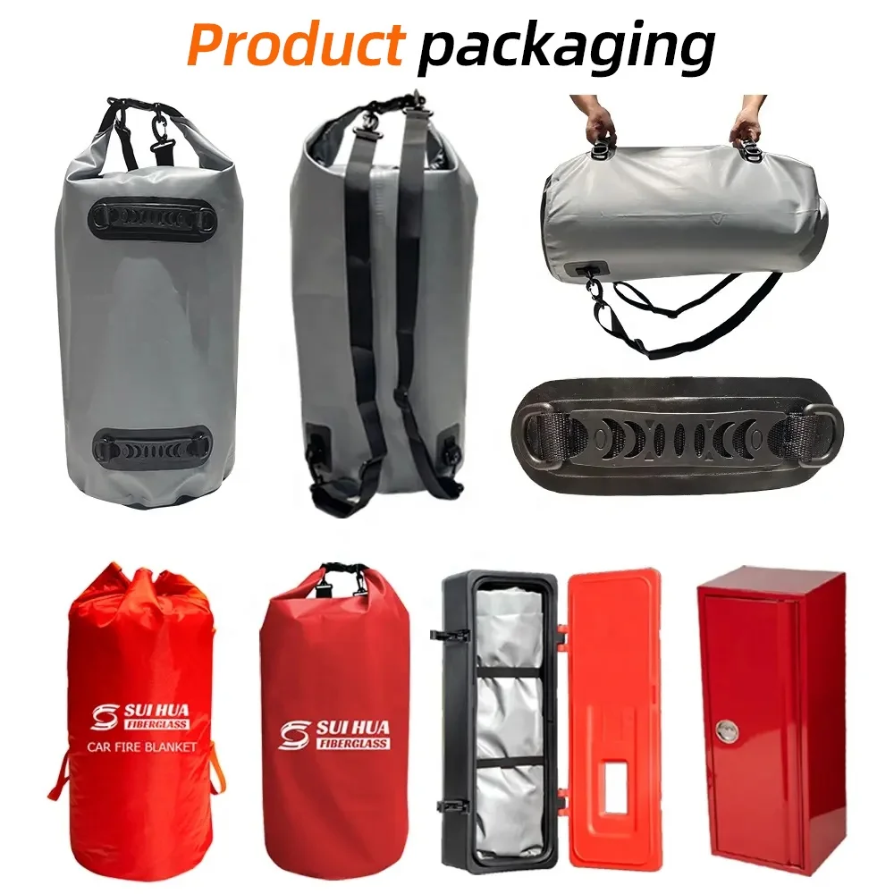 Fire Safety Protection Retardant Resistant Extinguisher Emergency Lithium Battery EV Car Fire Blanket