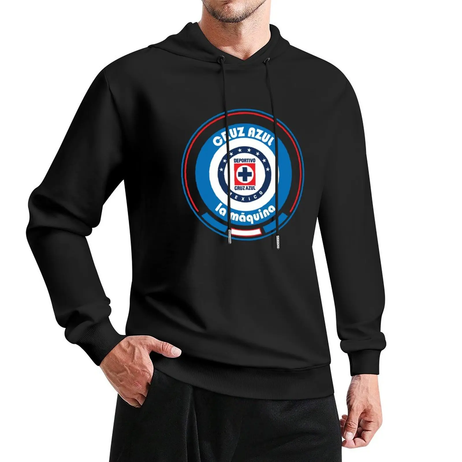 Liga MX - Team Cruz Azul Pullover Hoodie clothes for men autumn clothes fashion men designer hoodies