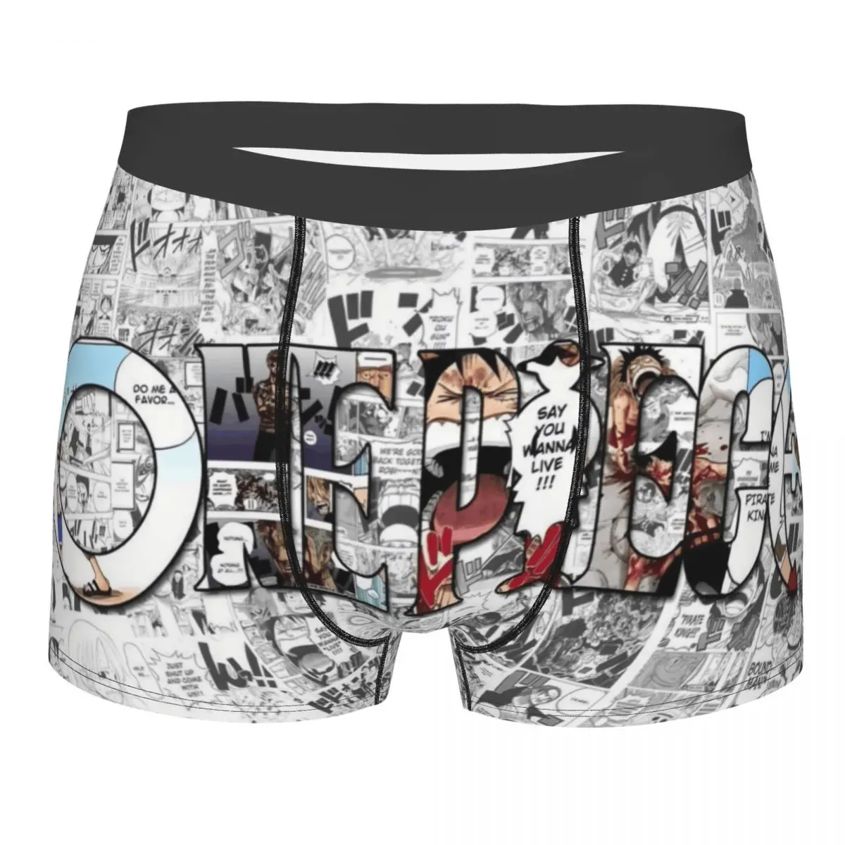 

Луффи Зоро Тони Чоппер аниме боксеры забавное нижнее белье трусы-боксеры кляп подарок для мужчины