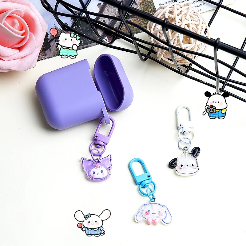 Miniso Sanrio Hello Kitty & Vrienden Sleutelhanger Schattige Kuromi, Cinnamoroll Melodie Pochacco Bedels Voor Tassen Rugzakken Verjaardagscadeau