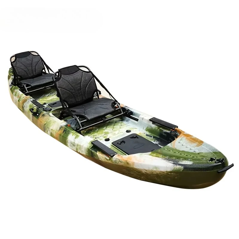 

Airo Sailing Outdoor Double tandem Kayak Fishing , 2 Person Fishing Kayak With Alu Frame Chairs for Sale