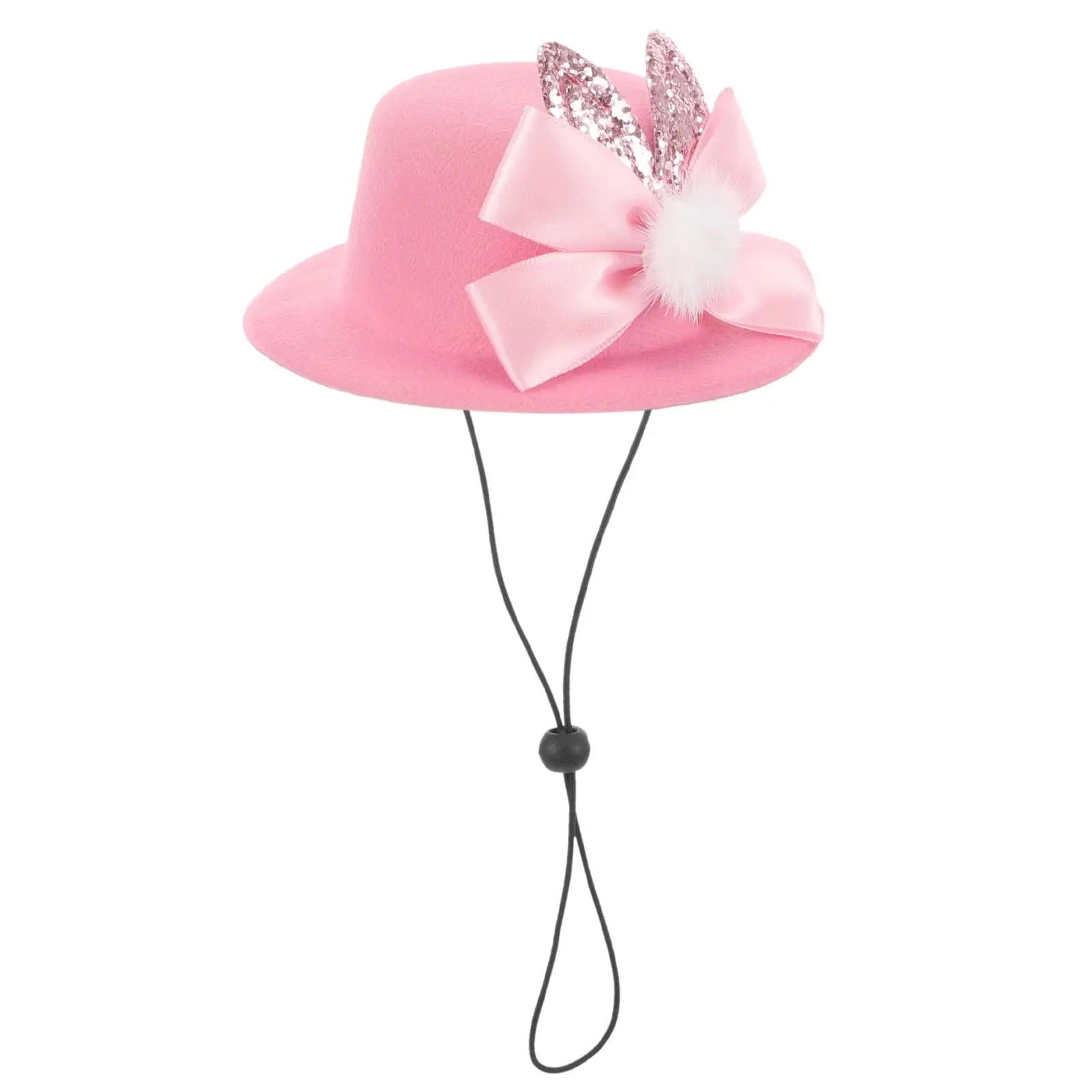 

Pet Hat Elastic Puppy Easter Cat Fabric Straw Ear Sized Lovely Kitten Hat Dog Hats Adjustable Bright Color Festive