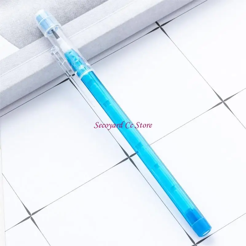 N3UC 10Pcs Pencils Stackable Push Pencil Assortment with Eraser, Not Sharpening Multiple Point Stacking Pencils for Writing