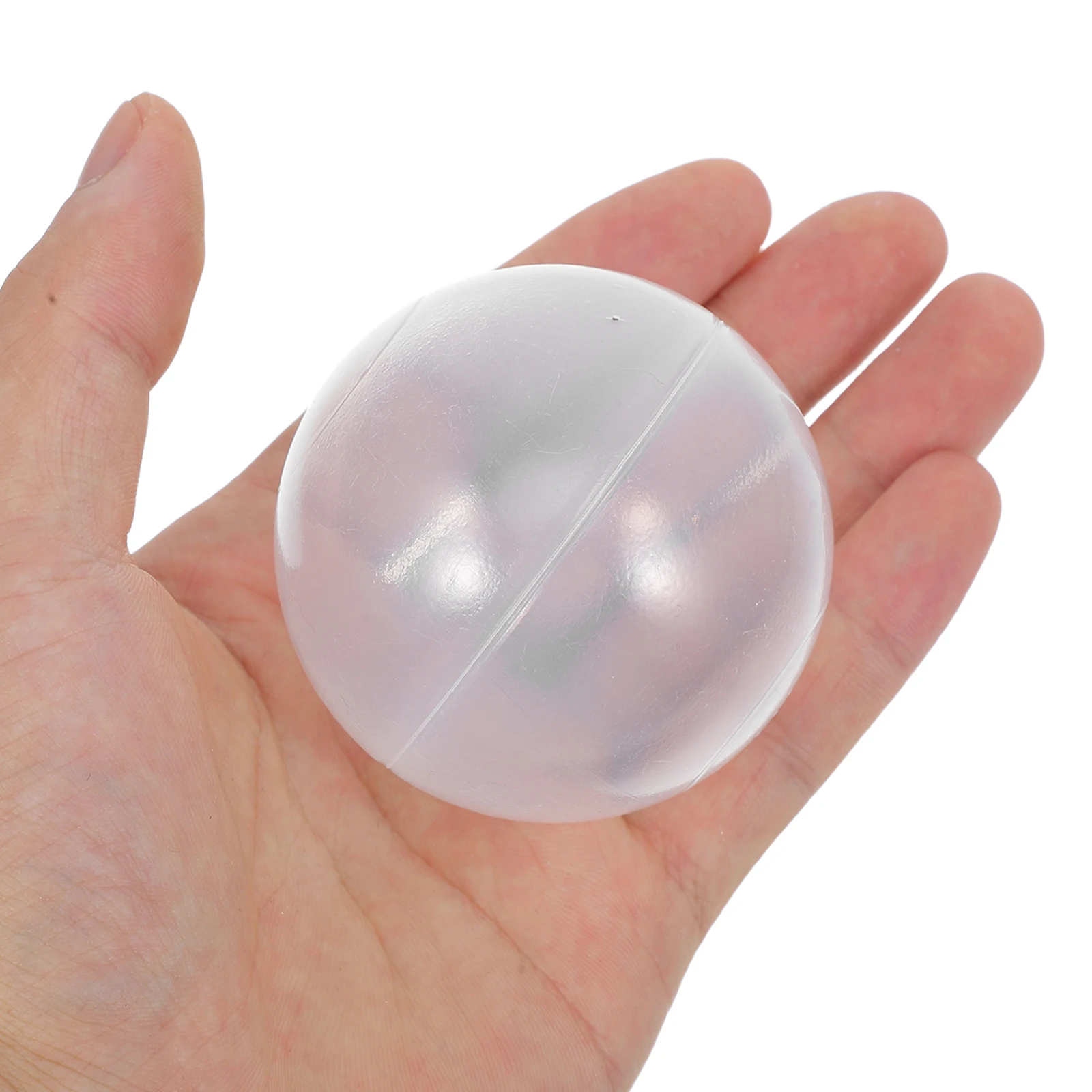 

50pcs Ocean Ball Toy 6cm Crush Proof Play Balls Kids Baby Toddler Transparent Sensory Playtime Balls for Home