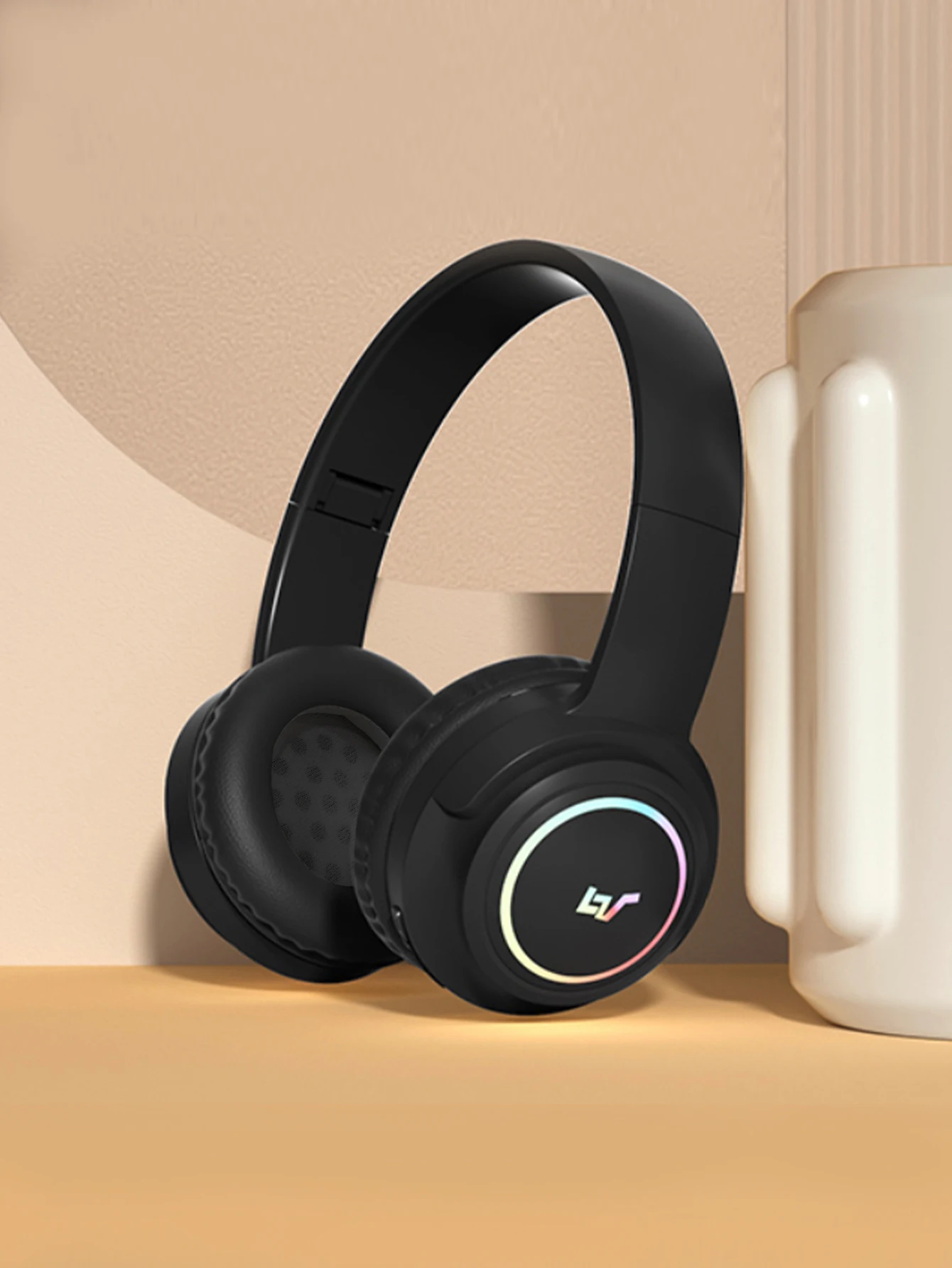 Headset Bluetooth headphones, with light effect, Bluetooth 5.3，wireless Bluetooth headphones For Apple iPhone Xiaomi Phone