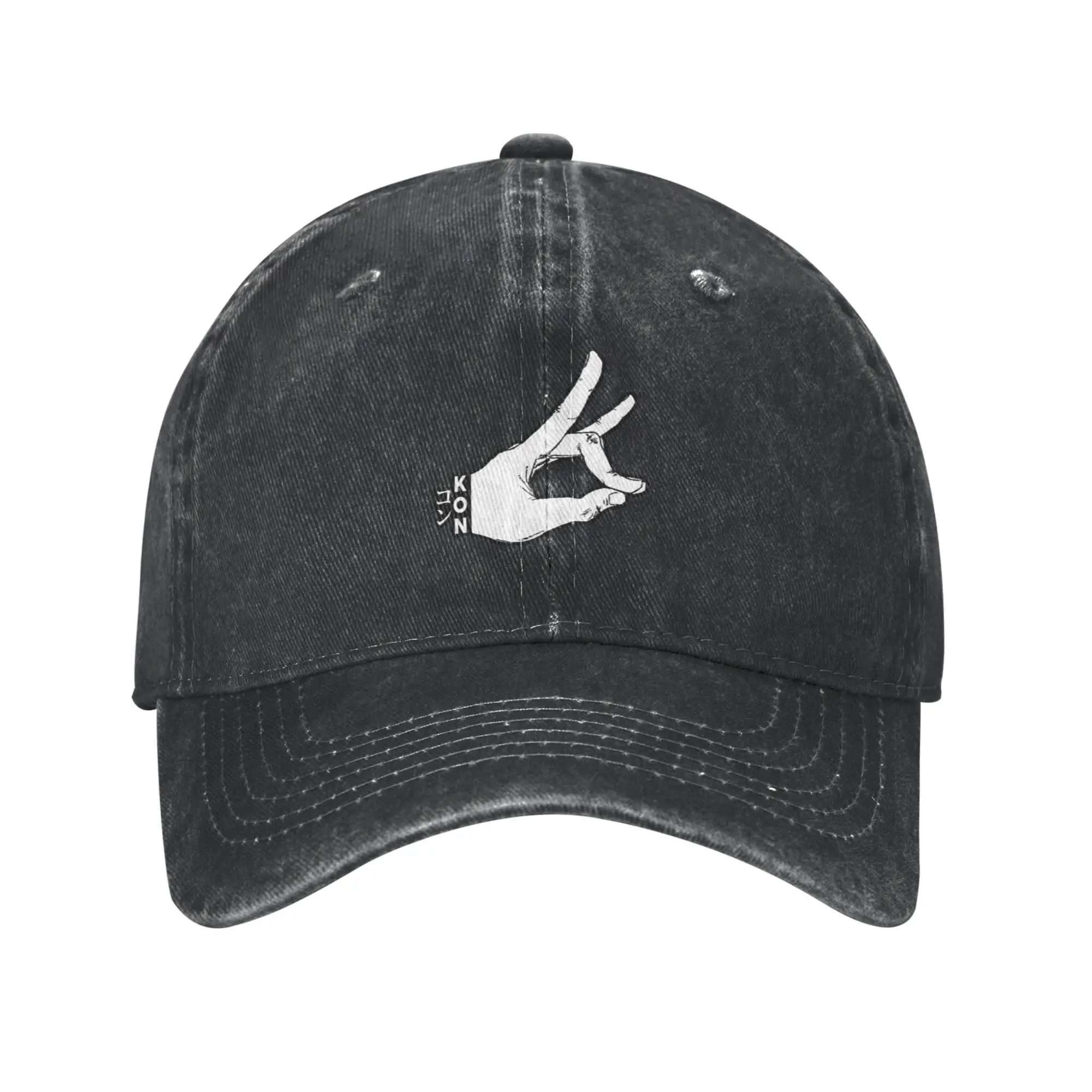 Kon Hand sign Fashion Baseball Cap  Everyday Luxury Cap  Sports Training Luxury Cap
