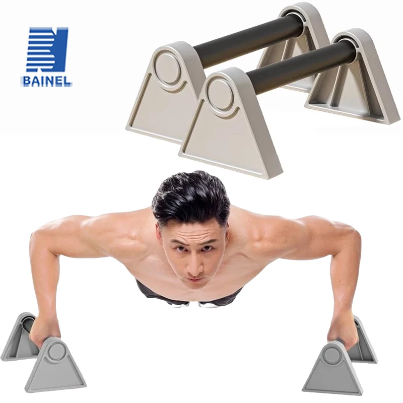 Aluminum Alloy Push Up Stand Men's Auxiliary Training Device Russian Style Push Up Exercise I-shaped Russian Stand