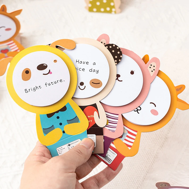 30 แผ่นแฟชั่นแนวตั้ง Sticky Notes Creative Kawaii Sticky Notes น่ารักการ์ตูน Mark Notes โรงเรียนเครื่องเขียนนักเรียน