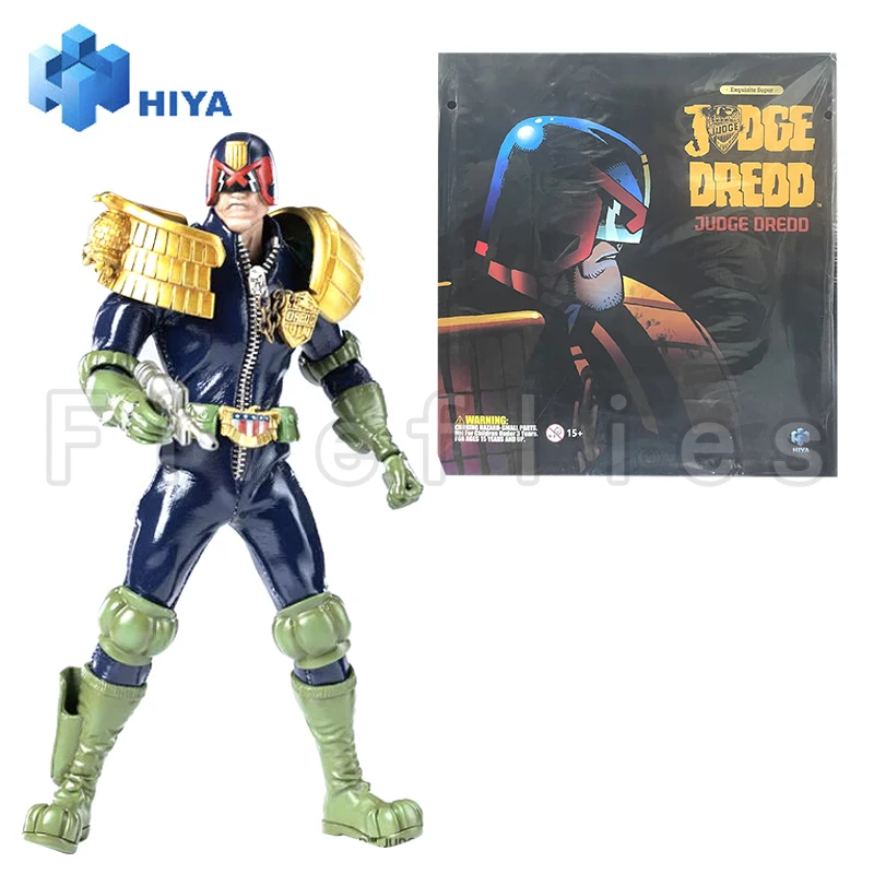 1/12 HIYA figura de acción de 6 pulgadas exquisita Super serie Judge Dredd Anime colección modelo de juguete