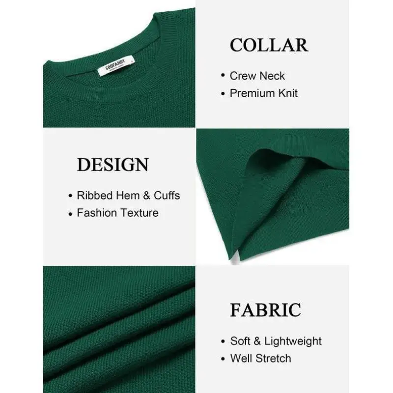 

New Men's Knitted Sweater 277 Sles Coolmax Fiber Ciwalk Collar Nine Sve Length Thiened Winter ex Inner Wear