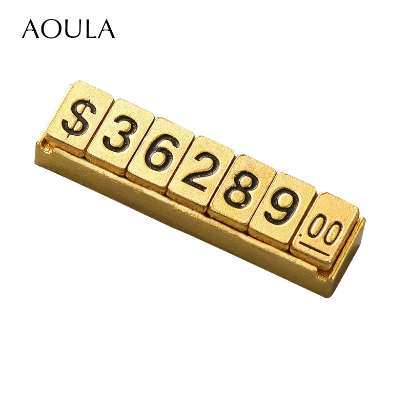 عرض السعر المغناطيسي مكعب رقم رسالة شارة السعر مكعب كتلة قابل للتعديل الدولار حامل الإطار التسمية لعلامات متجر بيع بالتجزئة للمجوهرات