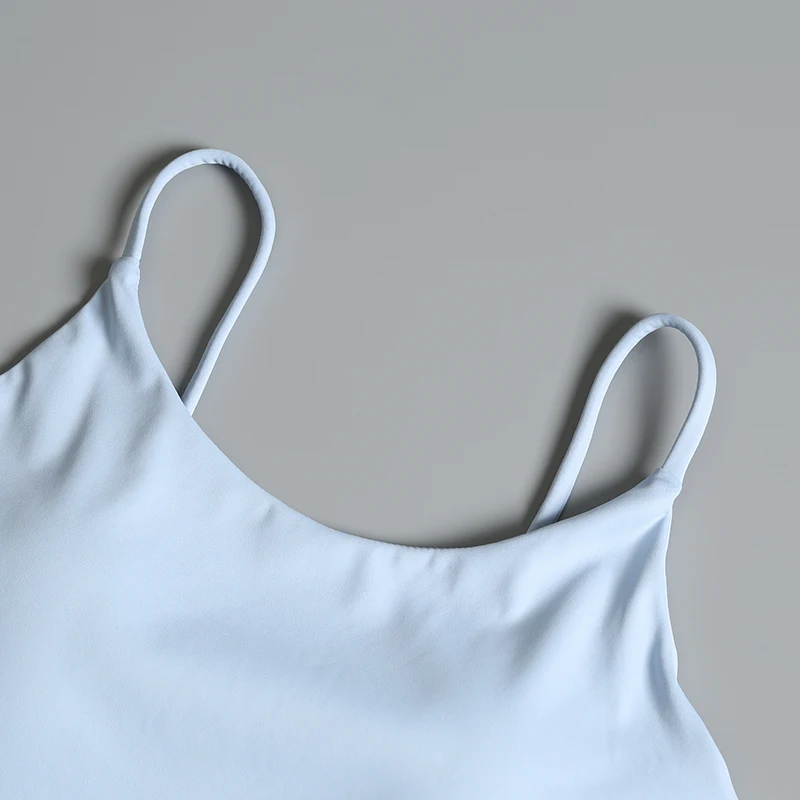 Sports Bra Women's Summer One-Piece Yoga Running Fitness Bra High Support Breathable Moisture Wicking U-Back Seamless Bra
