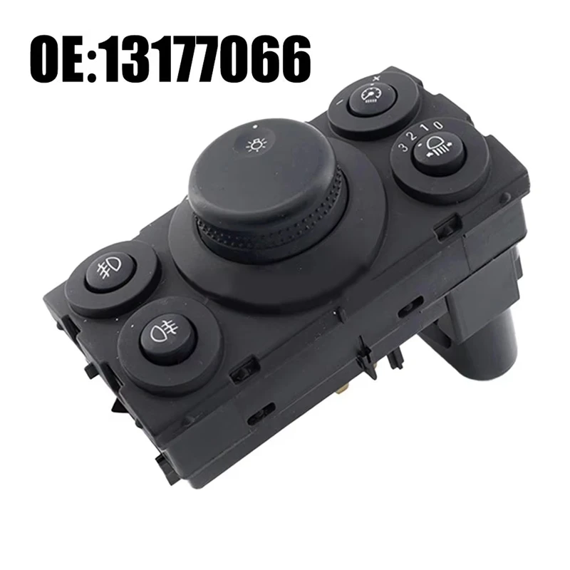 Headlight Control Switch 13177066 for C 2002-2009 Fog Light Adjustment Switch Car Accessories