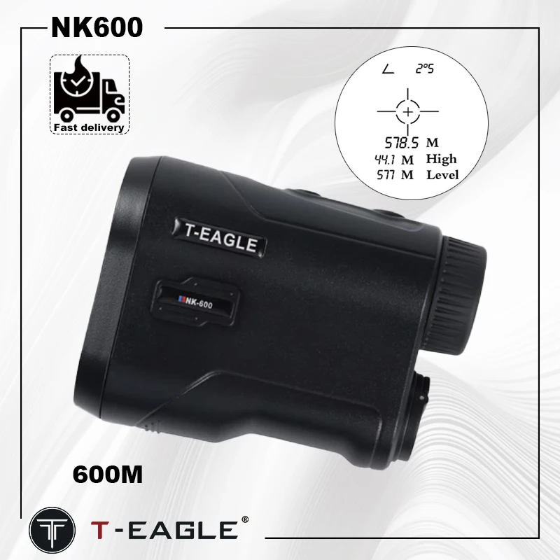 

T-EAGLE лазерный дальномер для гольфа, охоты, 600 м, для любых погодных ситуаций, Монокуляр, 6-кратное увеличение