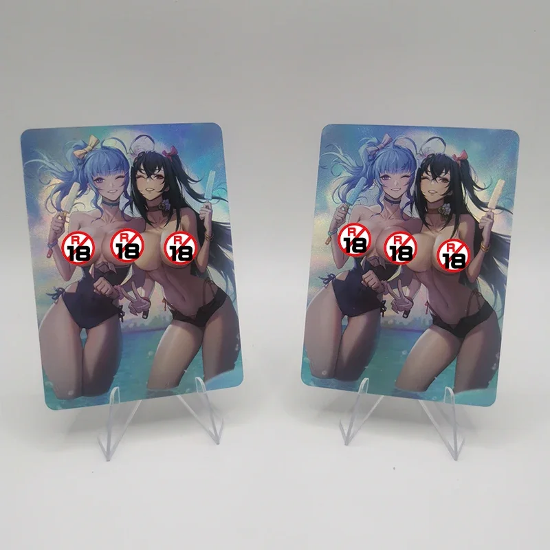 In Stock 1Pcs/set USS St. Louis IJN Taiho Sunshine Beach Sexy Anime Girl Game Azur Lane Collection Cards Birthday Xmas Gift Toys