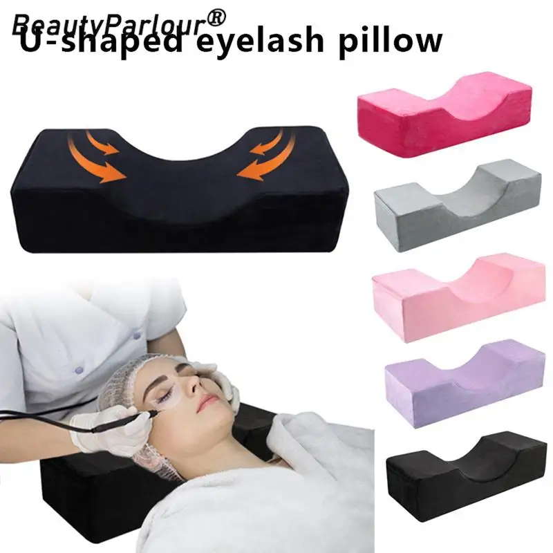 Professional Lash Pillow Neck Support Eyelash Pillow Soft Grafting Eyelashes Memory sponge Eyelash Extension Pillow Makeup Salon