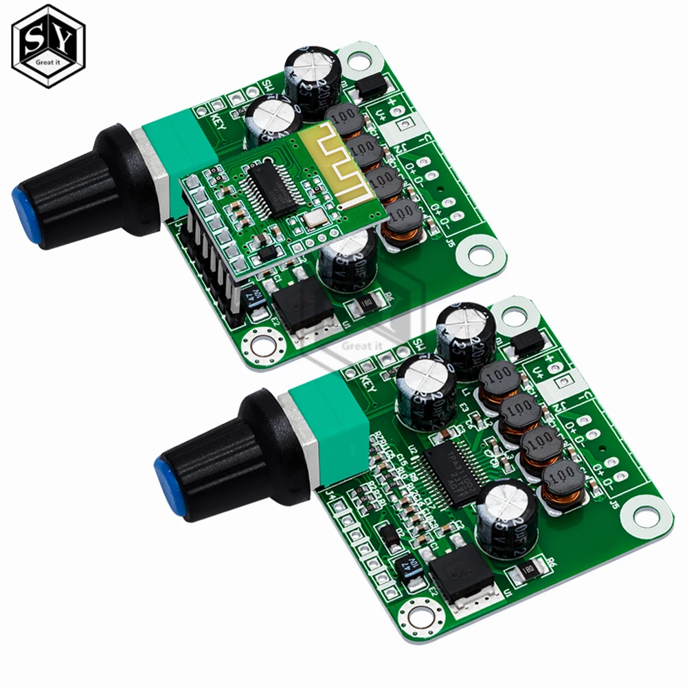 Bluetooth 4.2 TPA3110 15w+15W Digital Stereo Audio Power Amplifier Board Module 12V-24V car for USB Speaker,Portable Speaker