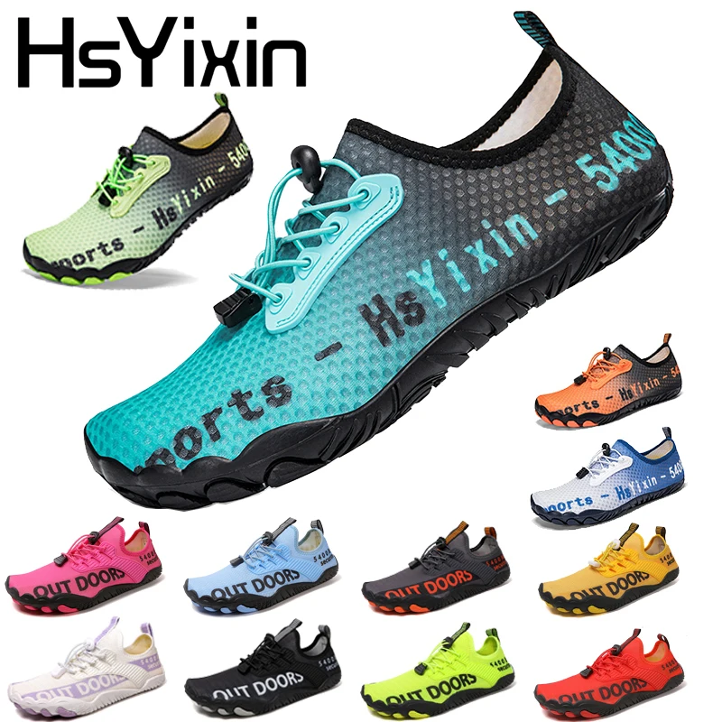 Watschuhe für Herren und Damen, schnell trocknend, für den Strand, zum Spazierengehen im Freien, elastische, rutschfeste Wasserschuhe, Upstream-Sneaker, Aqua-Schuhe