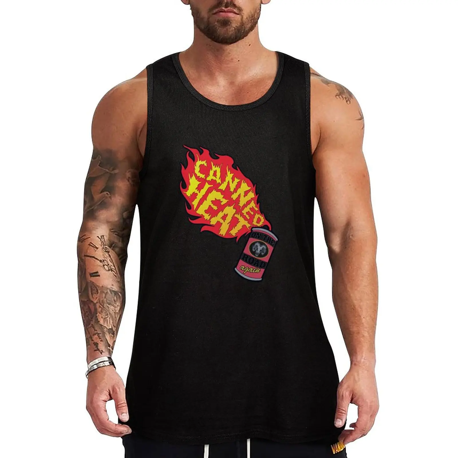 Canned Heat Tank Top Street Style Tank Top Graphic Print Sleeveless Shirt