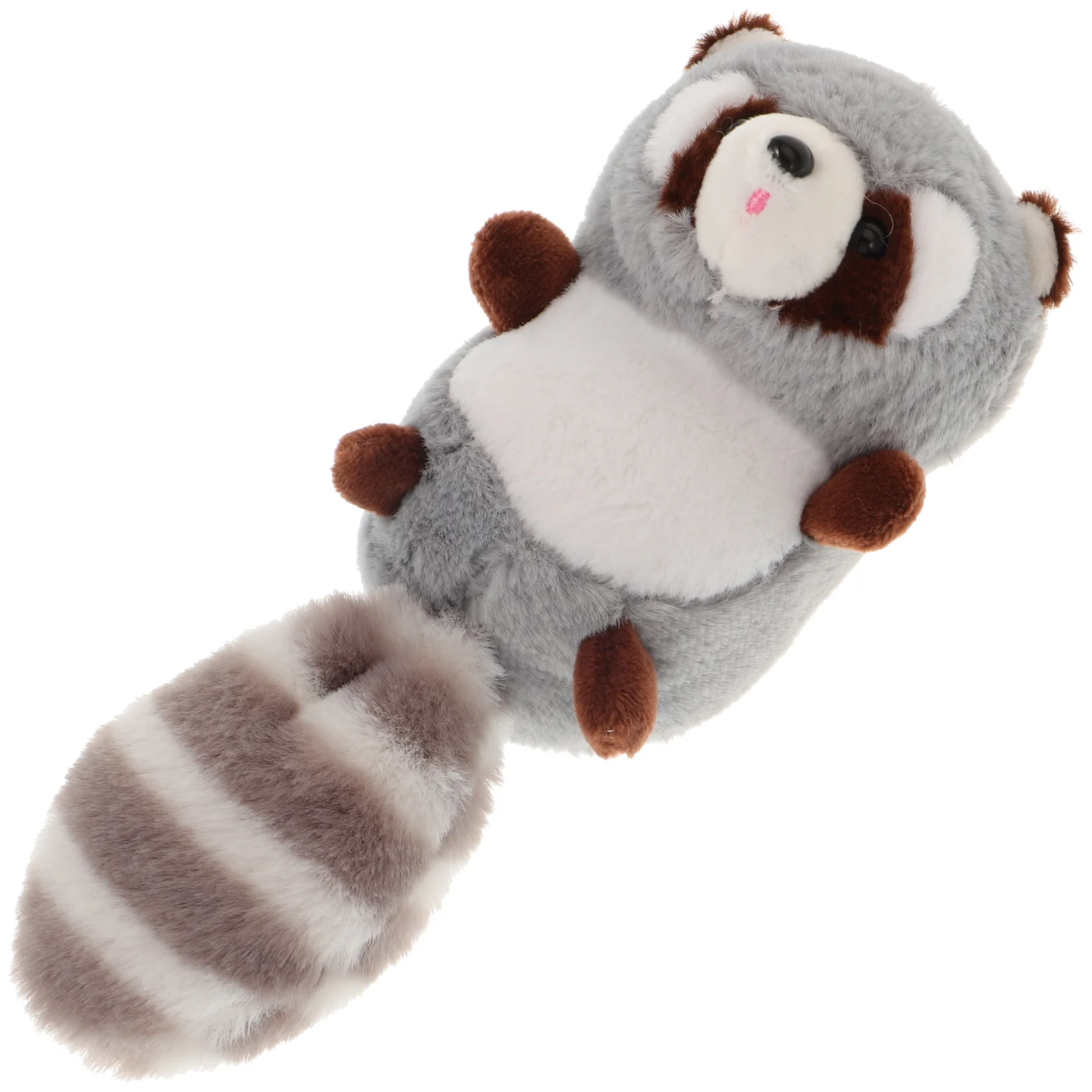 

Raccoon Keychain Accessories Toy Animal Cute Lovely Plush Metal Bag Pendant Adorable Miss Mini Backpack