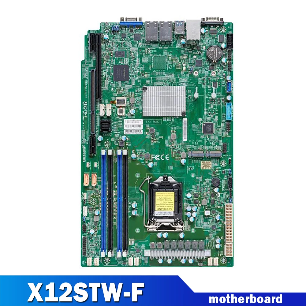 C256 LGA1200 Proprietary WIO 128GB DDR4-3200MHz 8XSATA 3 For Supermicro Server Motherboard X12STW-F