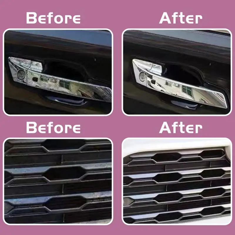 Chrome Cleaner And Polish 140g Metal Polish Cream Metal Polishing Paste Restorer Car Plating Refurbishment Paste Vehicle