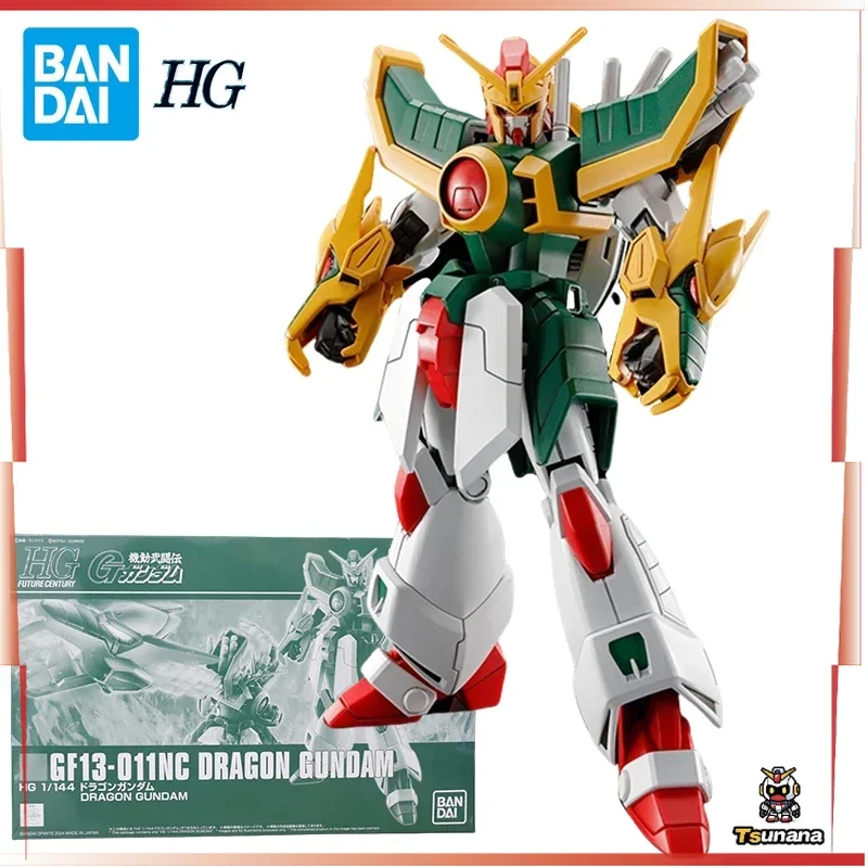 

Bandai GF13-011NC Dragon Gundam Anime Figures Collection Gunpla Mobile Suit Toys for Boys Gifts