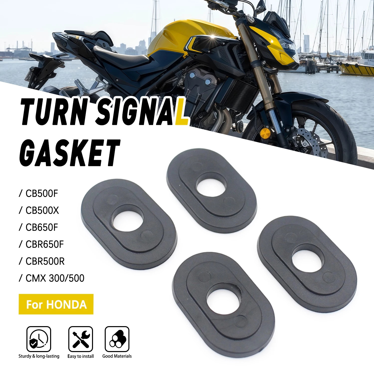 

Turn Signals Indicator Adapter Spacers 4Pcs 8Pcs For Honda CBR500R CBR650F CBR400R CB 400F 500F 650F 400X 500X CMX 300 500 Rebel