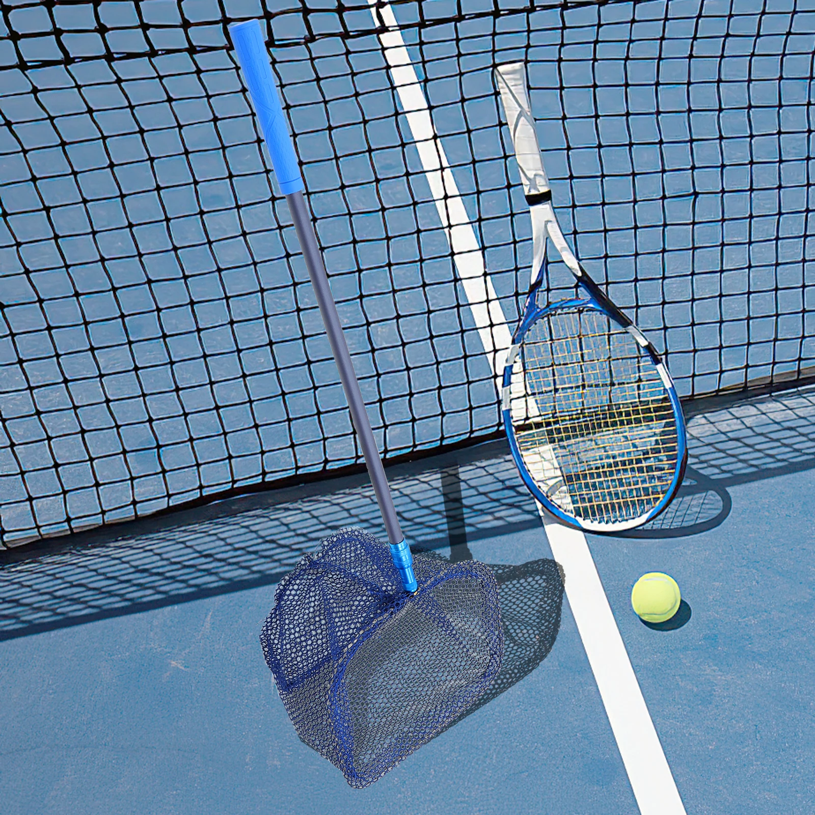 

Portable Tennis Ball Picker Upper Telescopic Lightweight Long H Collector For Pong Balls Golf Ball Retriever ABS