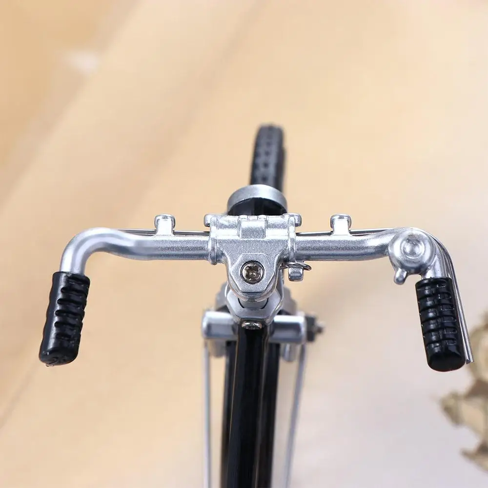 Metall Miniatur Modell Maßstab 1:10 Radfahren Figur Retro Fahrrad Spielzeug Vintage Fahrrad Modell Fahrrad Modell Simulation Fahrrad