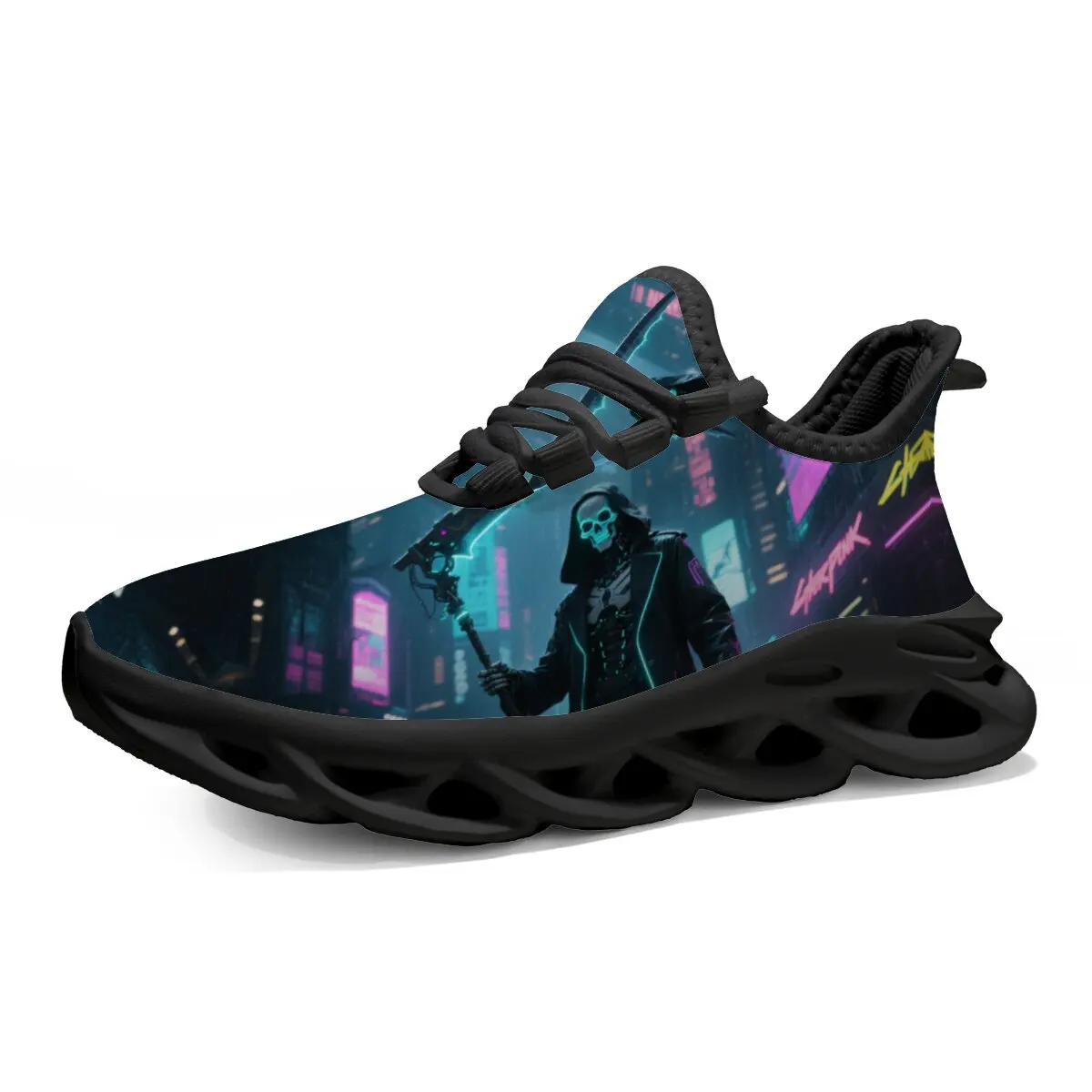 

Children's Sports Shoes Autumn Flat and Hollowed-out Trendy Running Shoes Casual Mesh Breathable Color-blocked Fashionable