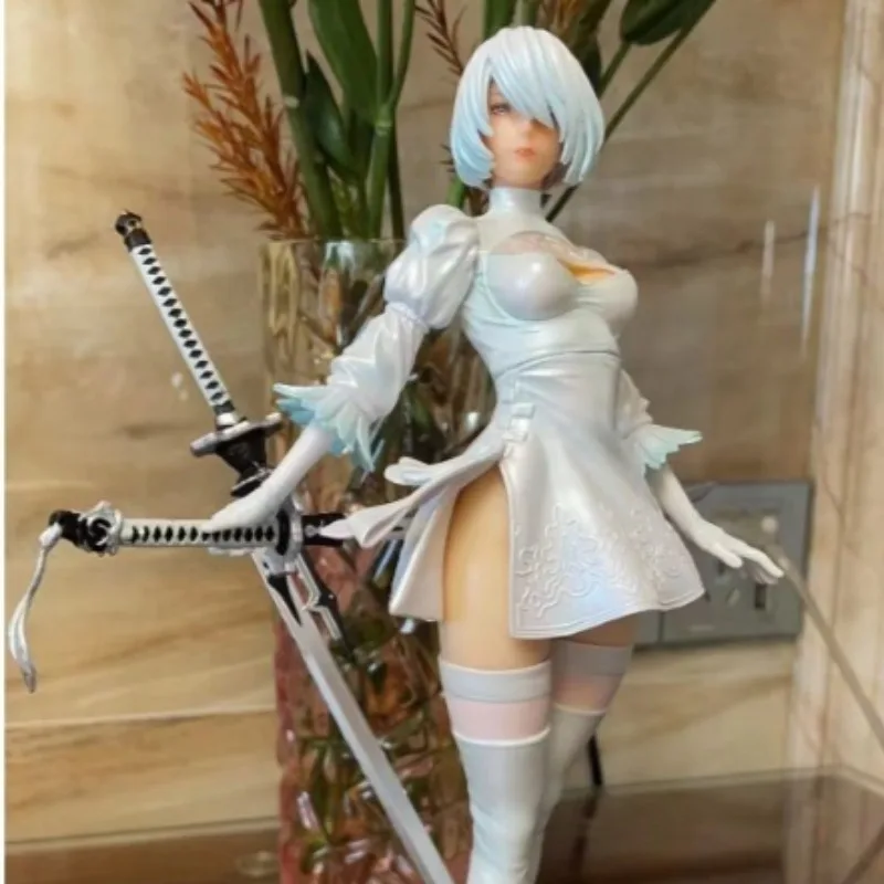 27cm NieR Automata Game Peripherals Beautiful Girls Mechanical Figure PVC GK Statue Ornament Crafts Collection Holiday Gift Toys