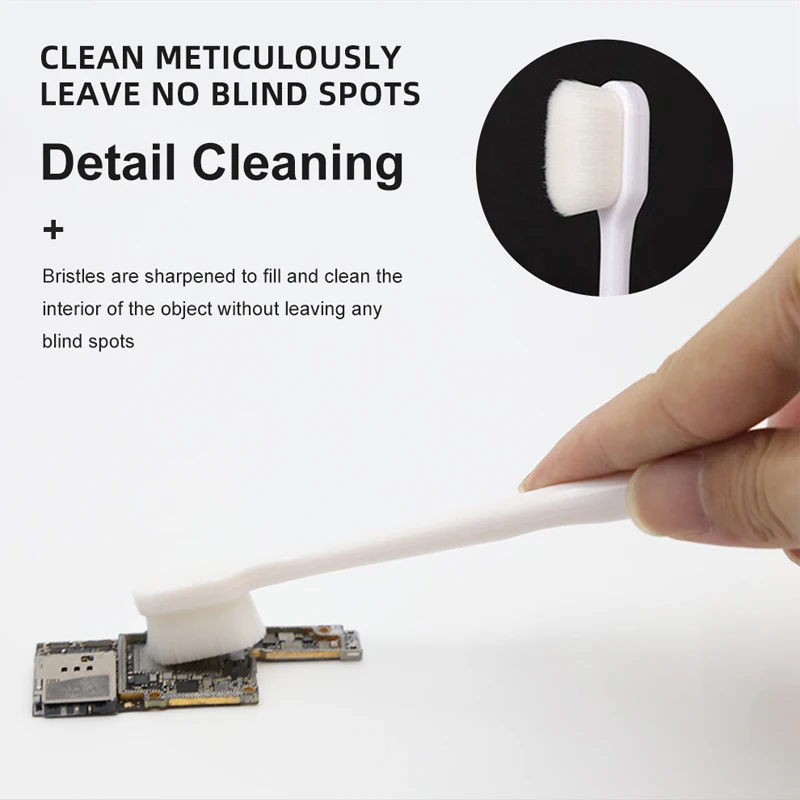 BEST BST-82 High-density Fiber Cleaning Brush Polishing Motherboard IC Glue Removal Cleaning Tools BGA Phone Repair
