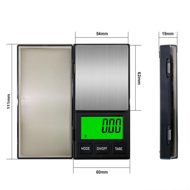 高精度電子スケール 0.01G 小型ジュエリースケールポータブル電子スケールミニポケットスケール