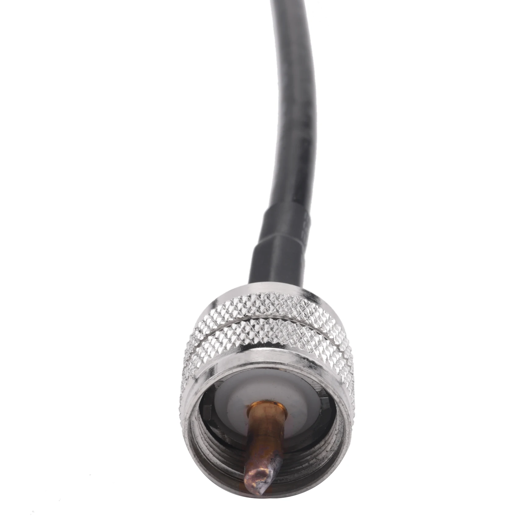 15M UHF Coaxial Cable RG58 Coax Cable PL259 Cable 50 Ohms CB Radio Antenna Cable UHF Male to UHF Male Low Loss UHF