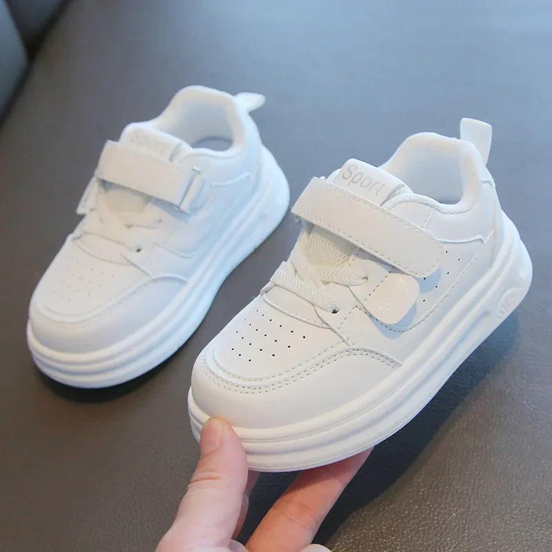 Spring Autumn Children's Sneakers Boy Classic School White Sneakers for Kids Girls Soft Versatile Toddlers Causal Tennis Shoes