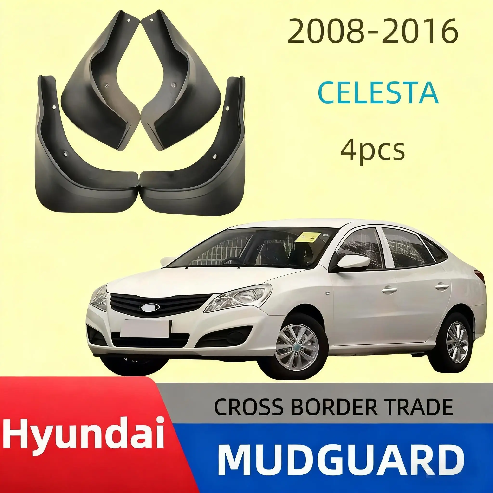 

Car mudguard is Suitable for Hyundai Celesta 2008-2016 fender tiles front and rear auto partscar accessoriesmud flaps