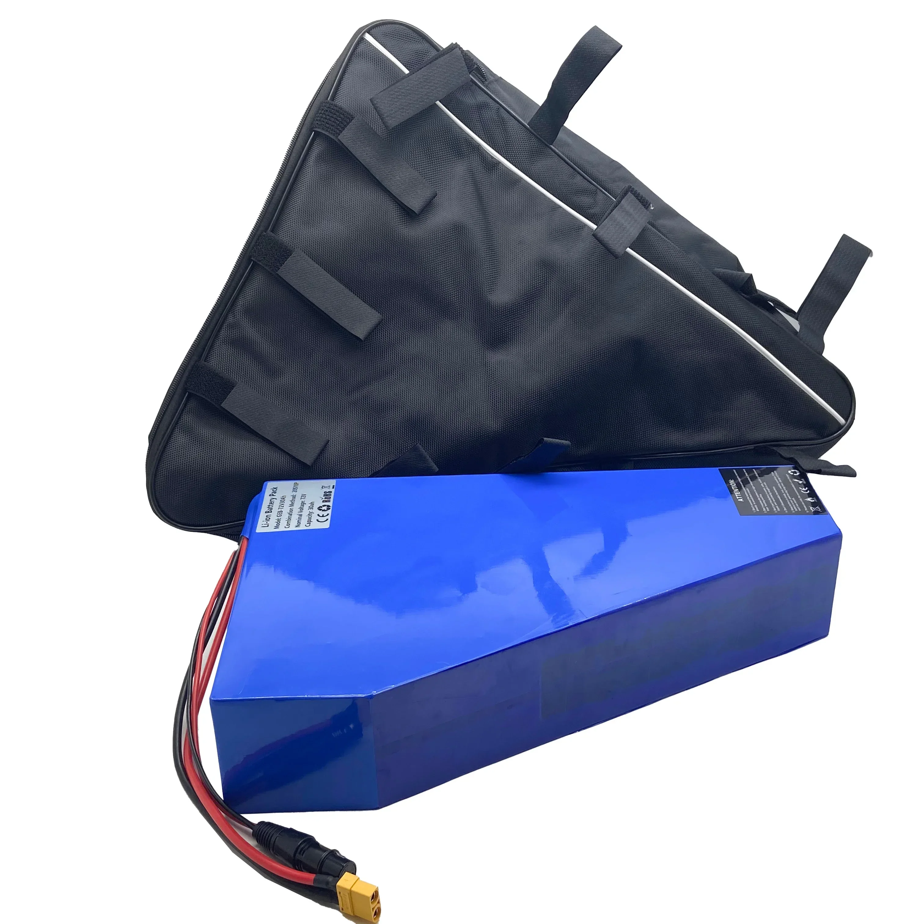 

Литиевый аккумулятор 72 В, модель ПВХ, треугольник, 20 Ач-40 Ач для горы, периодический период: 7 дней