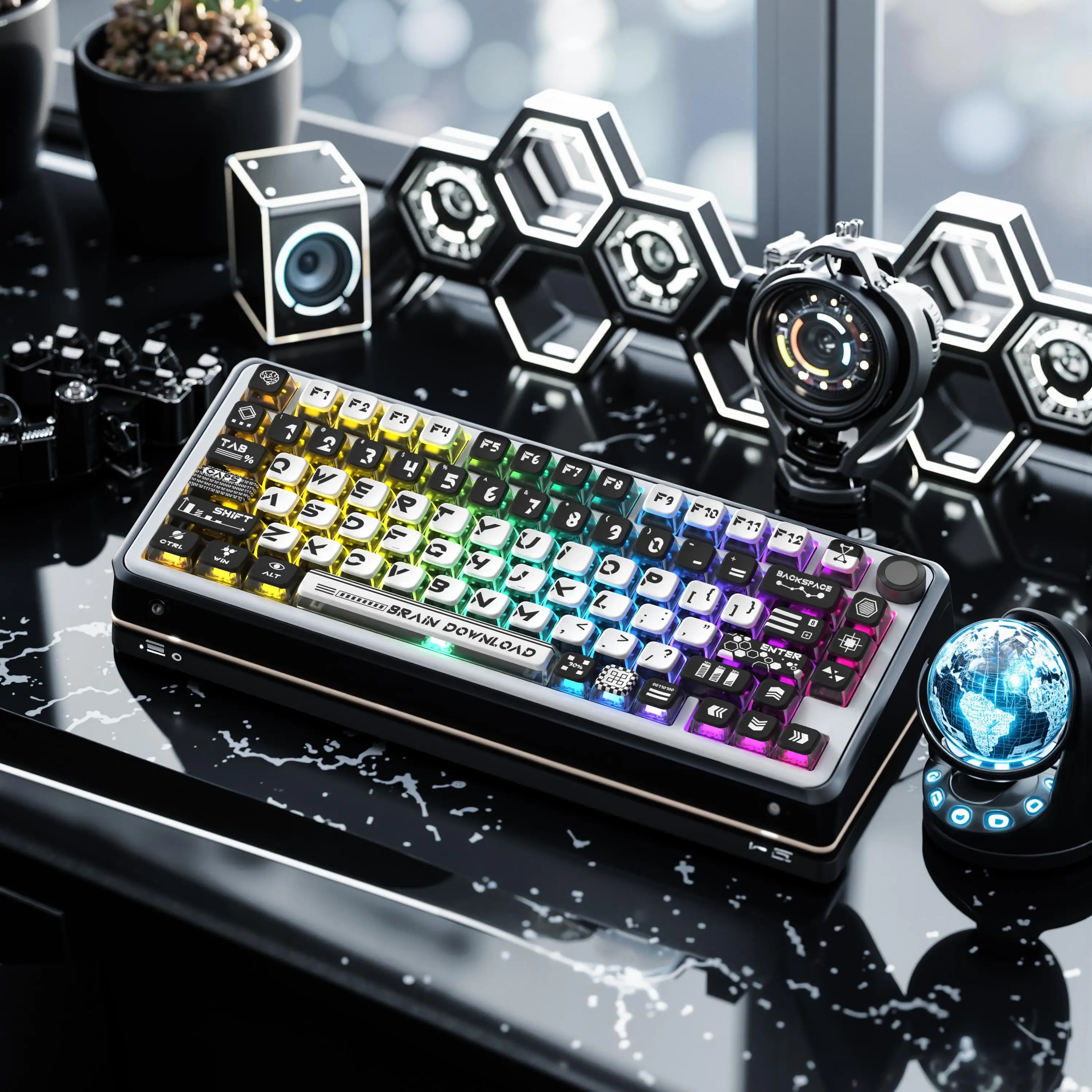 

Профиль MSA Brainstorming, 122 шт., набор сублимационных колпачков из ПБТ для механической клавиатуры (совместимы с раскладками 61/68/87/104/108)