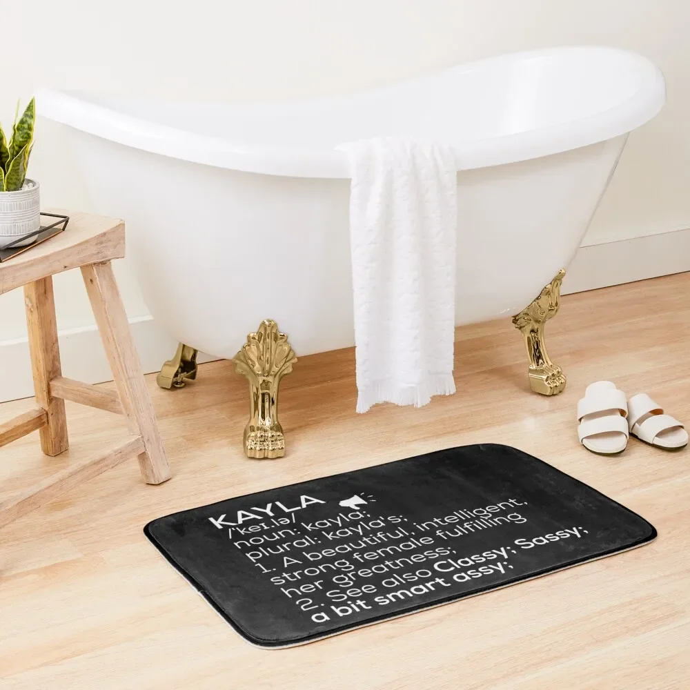 

Kayla Name Definition Bath Mat Rugs Baths Slip-Resistant Mat