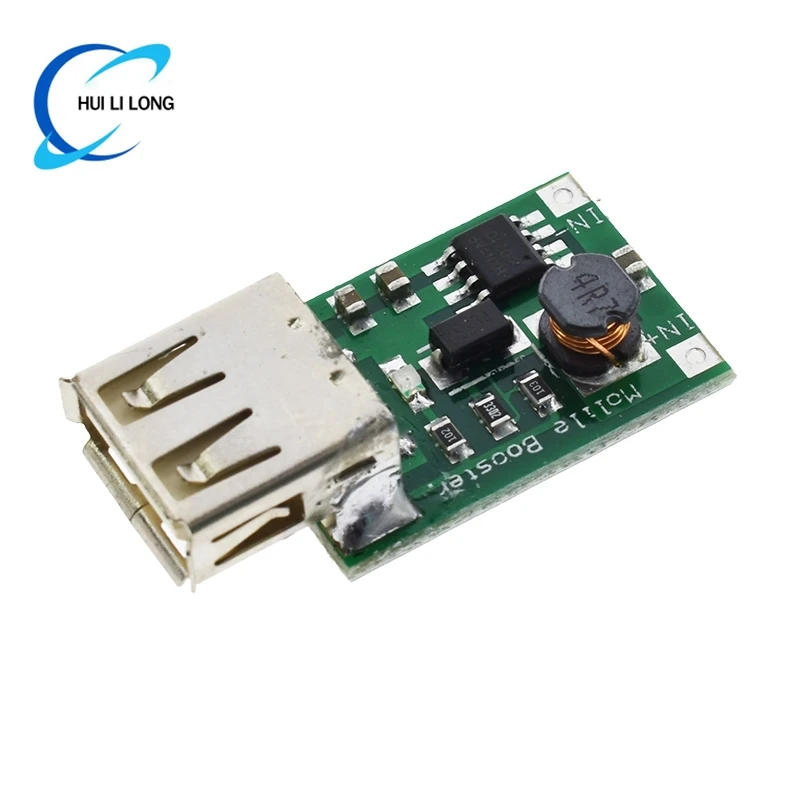 DC-DC 2V-5V ~ 5V 1200MA 1.2A 승압 부스터 USB 모바일 전원 공급 모듈 리튬 배터리 충전 보드 (휴대폰 카메라용)