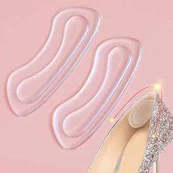 Silicone Gel Heel Pads for High Heels Shoes Inserts Heel Liner Cushion Protector Sticker Insoles for Shoes Foot Pain Relief Pad