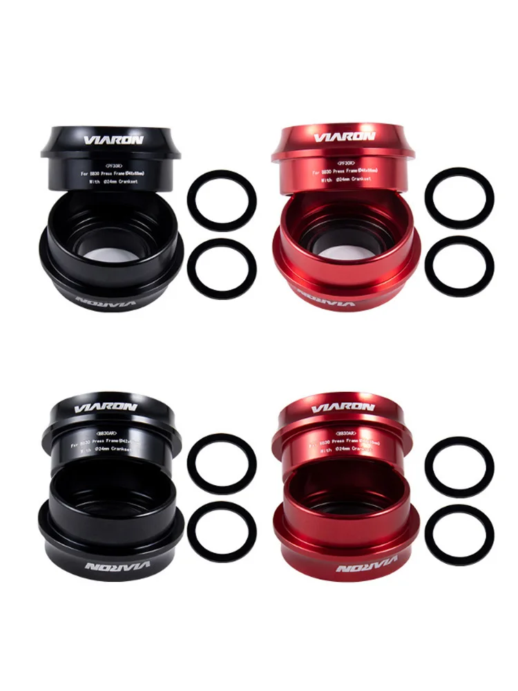 AliExpress NONE VIARON BB30 PF30 24mm press fit bottom bracket sealed bearing mtb Road bicycle pressfit bottom bracket for Shimano Crankset