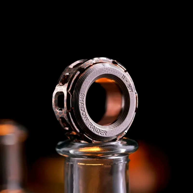 ACEDC シャドウアタックメカニカルメタルリング指先減圧デスクトップおもちゃギフト