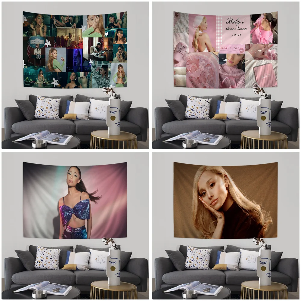 Singer A-Ariana-GrandeS Chart Tapestry Home Decoration Hippie Bohemian Decoration Divination Wall Hanging Home Decor