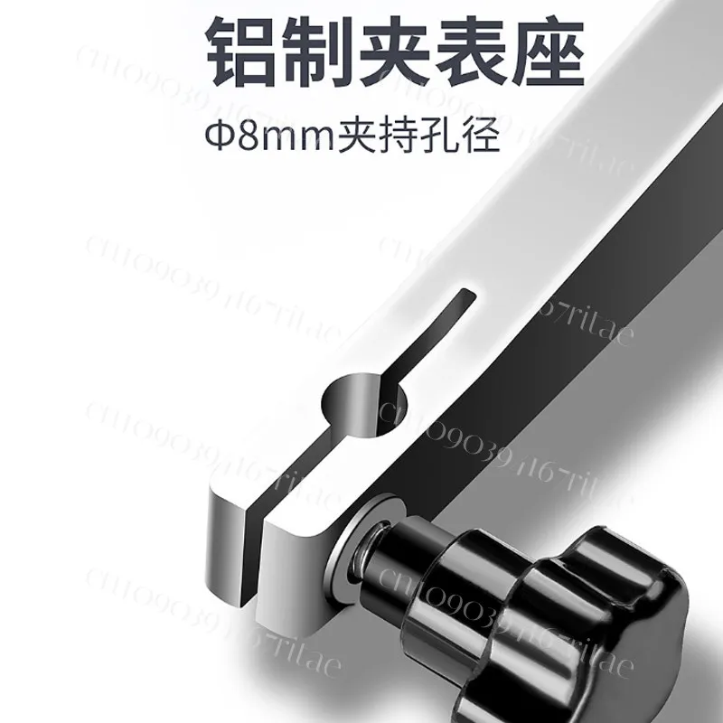 

Grade 00 Precision Granite Measuring Stand - 150x100x50mm Base, 8mm Holder, 250mm Support Rod for Dial Indicators
